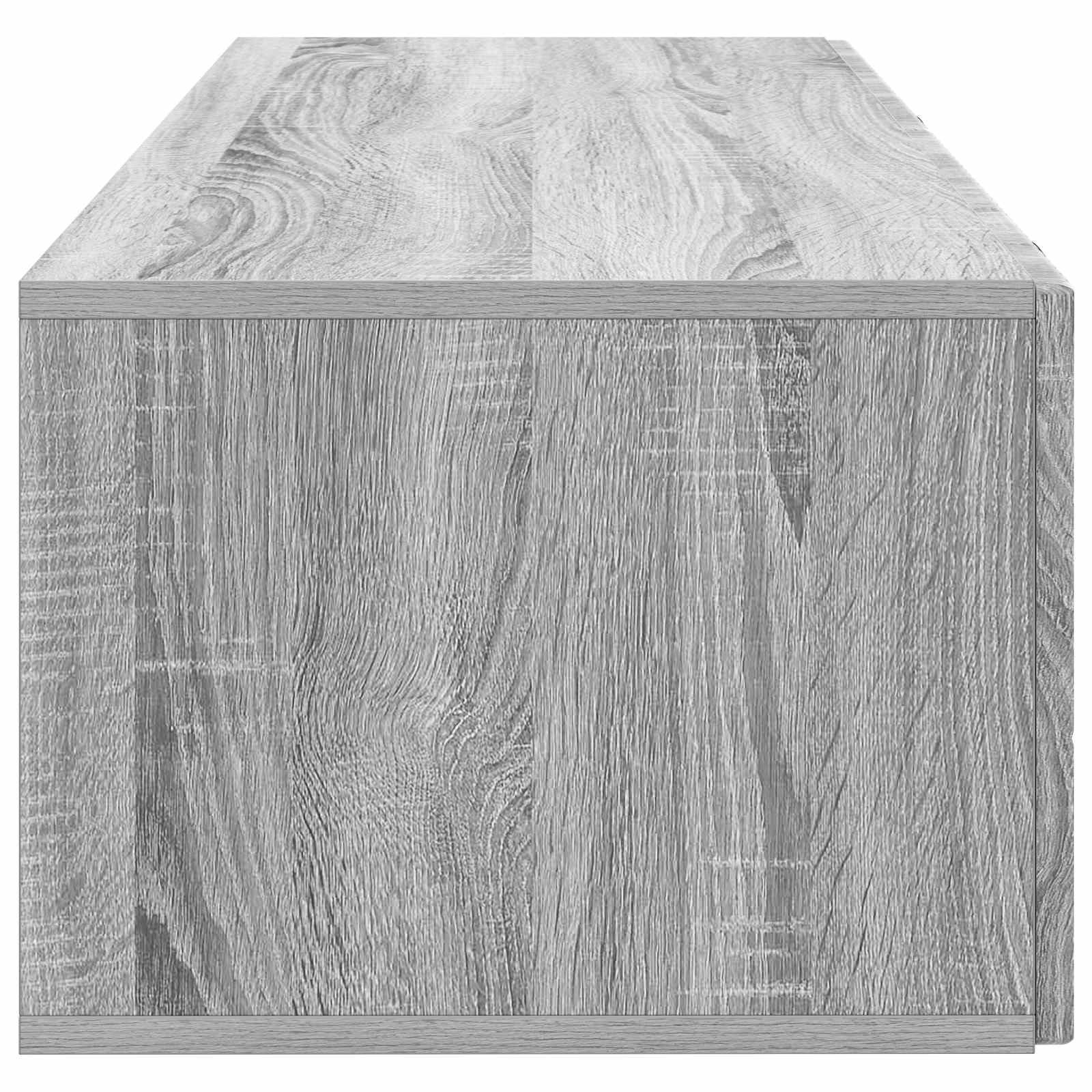 Wandmontierter TV-Schrank Graues Sonoma 98 x 41 x 30 cm