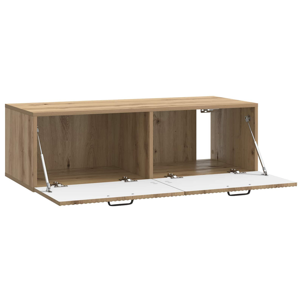 Wandmontierter TV-Schrank Artisan-Eiche 98 x 41 x 30 cm