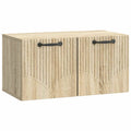Wandmontierter TV-Schrank Sonoma-Eiche 59,5 x 31 x 30 cm