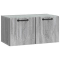 Wandmontierter TV-Schrank Graues Sonoma 59,5 x 31 x 30 cm