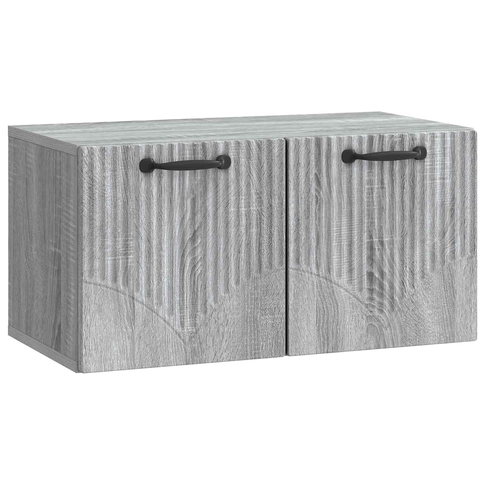 Wandmontierter TV-Schrank Graues Sonoma 59,5 x 31 x 30 cm