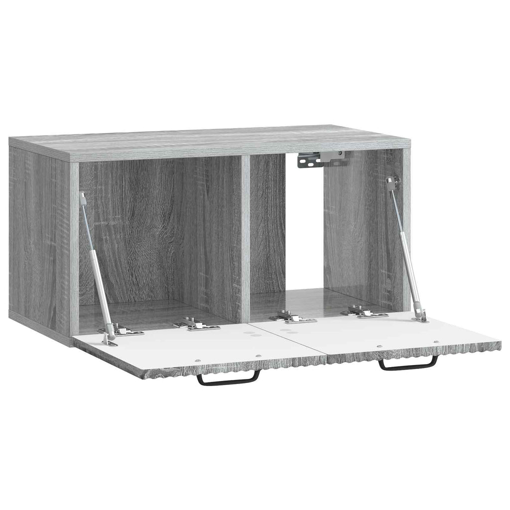Wandmontierter TV-Schrank Graues Sonoma 59,5 x 31 x 30 cm