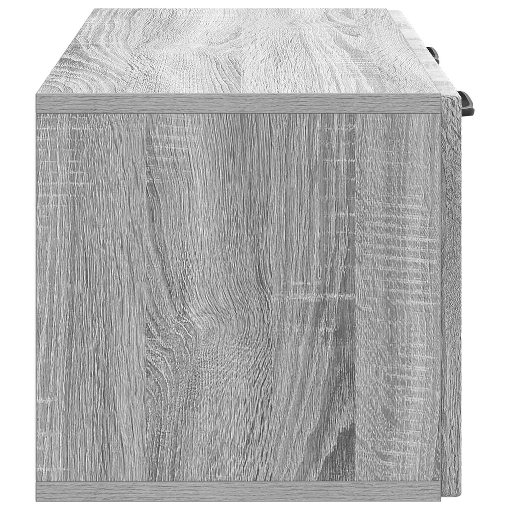 Wandmontierter TV-Schrank Graues Sonoma 59,5 x 31 x 30 cm