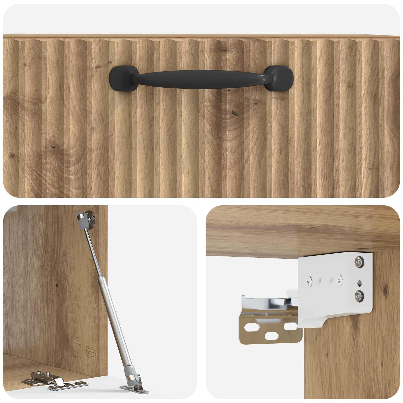 Wandmontierter TV-Schrank Artisan-Eiche 59,5 x 31 x 30 cm