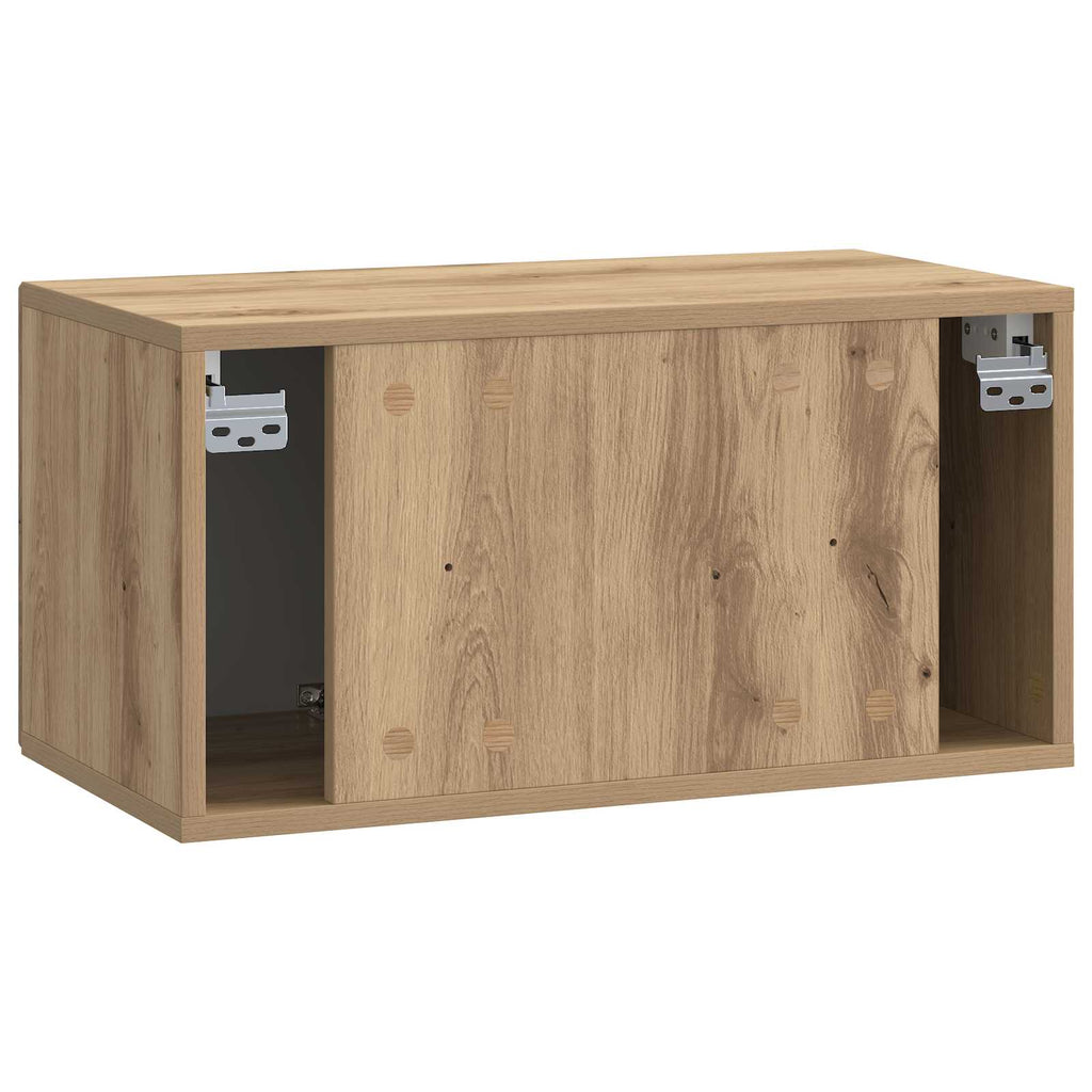 Wandmontierter TV-Schrank Artisan-Eiche 59,5 x 31 x 30 cm