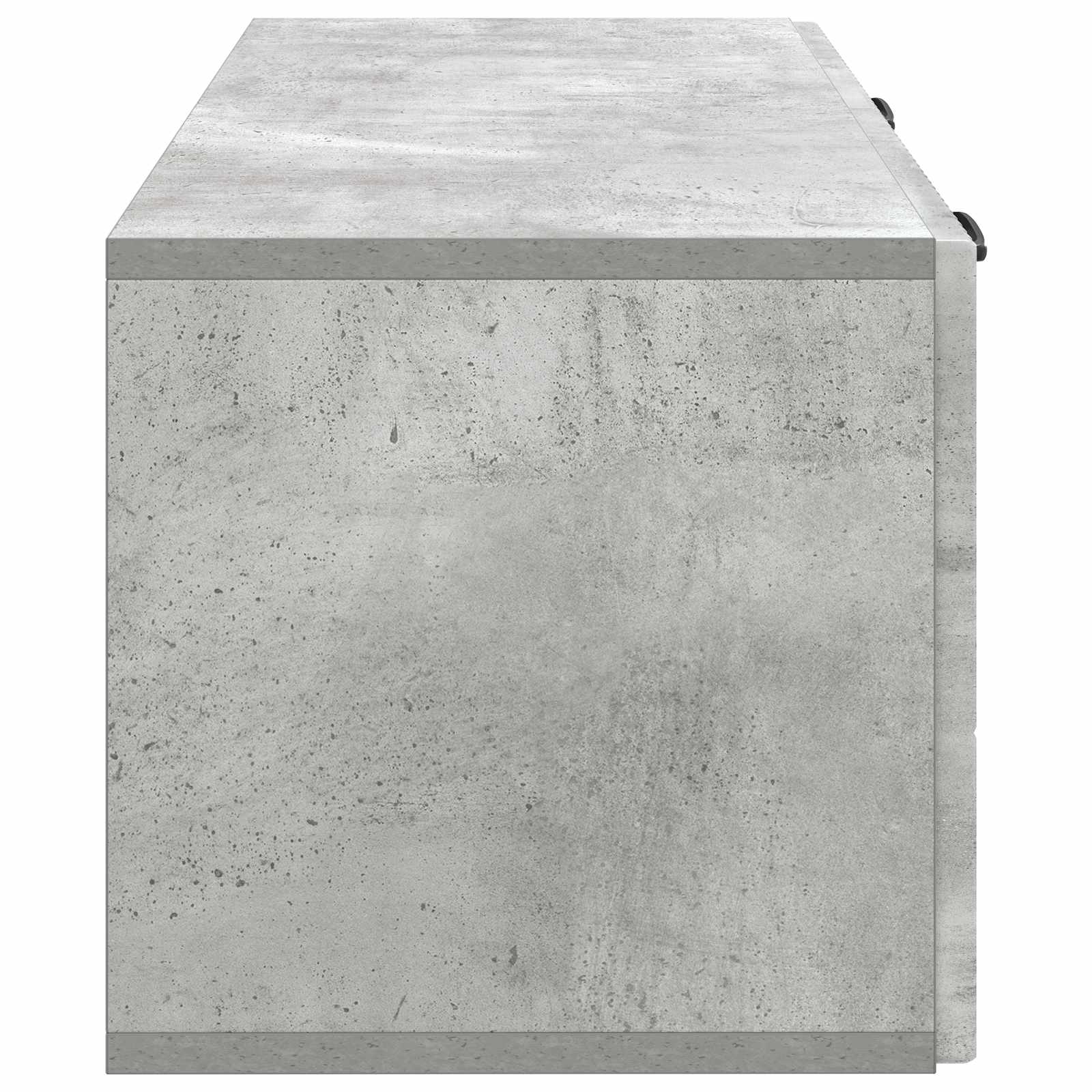 Wandmontierter TV-Schrank Betongrau 78,5 x 31 x 30 cm