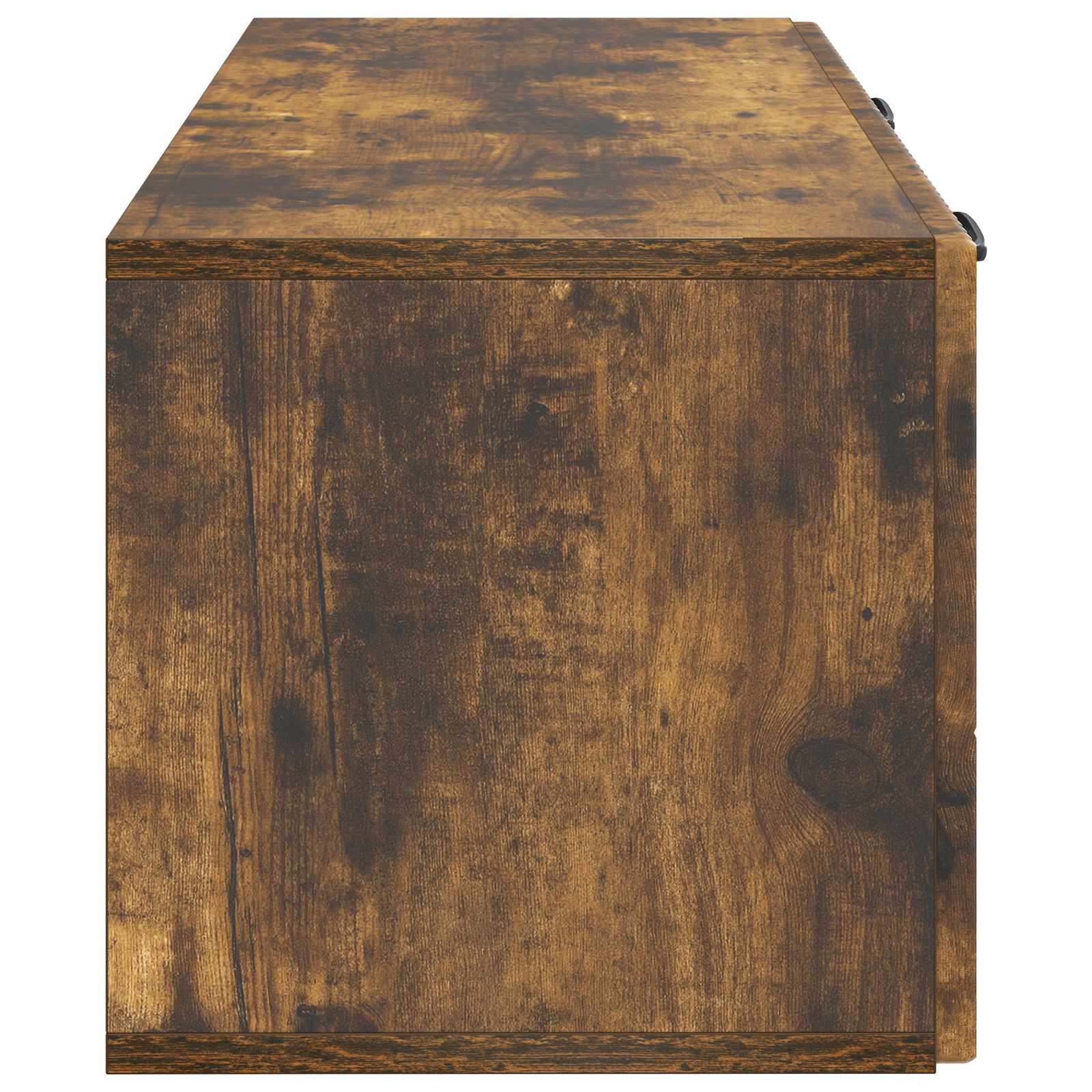 Wandmontierter TV-Schrank Geräucherte Eiche 78,5 x 31 x 30 cm