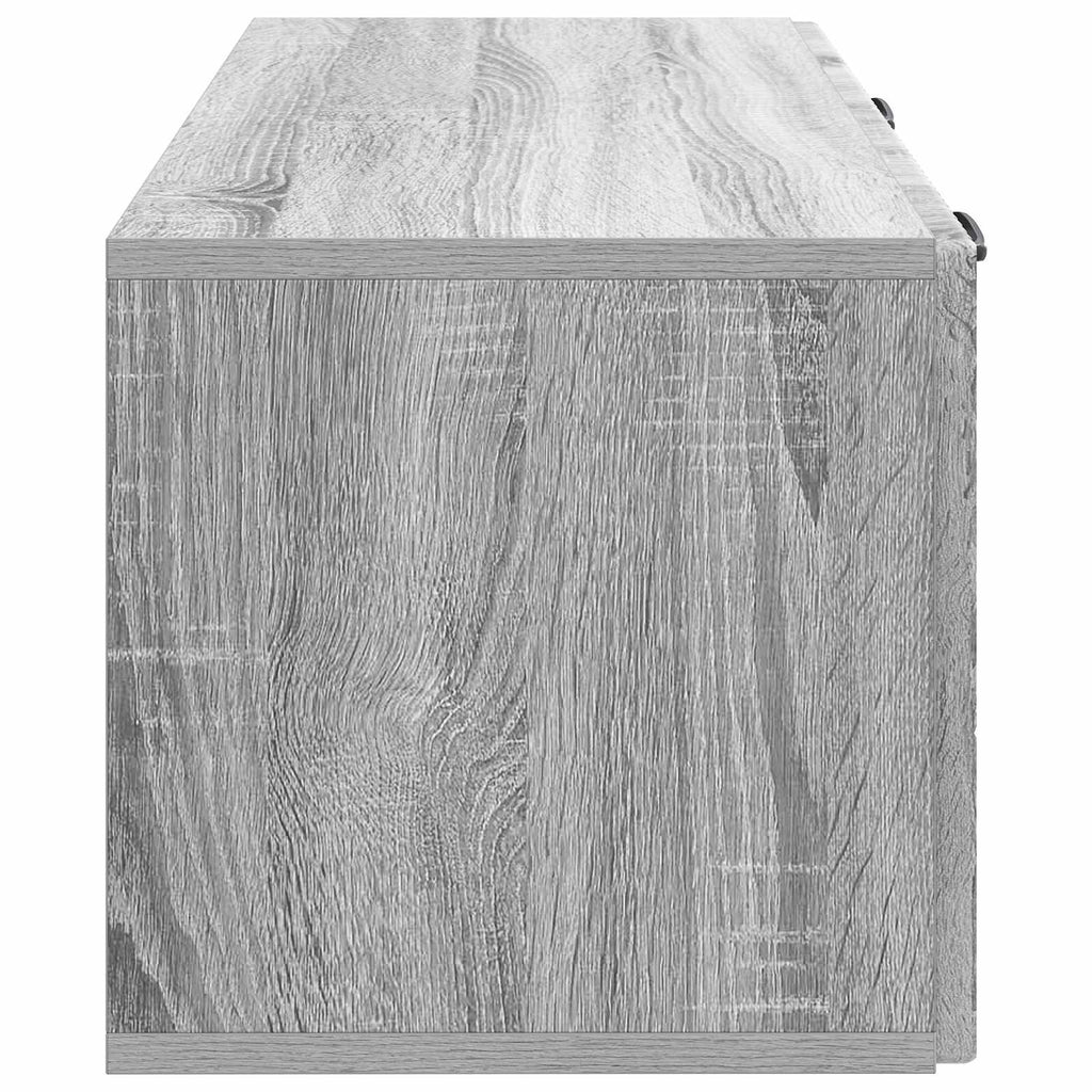 Wandmontierter TV-Schrank Graues Sonoma 78,5 x 31 x 30 cm
