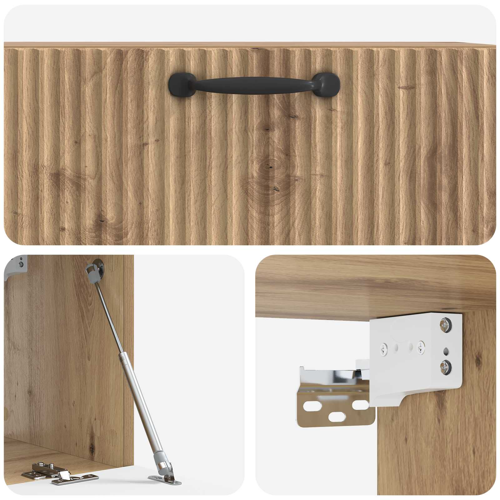 Wandmontierter TV-Schrank Artisan-Eiche 78,5 x 31 x 30 cm