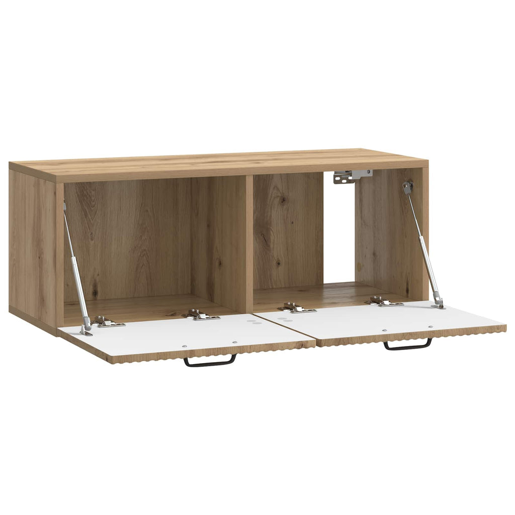Wandmontierter TV-Schrank Artisan-Eiche 78,5 x 31 x 30 cm