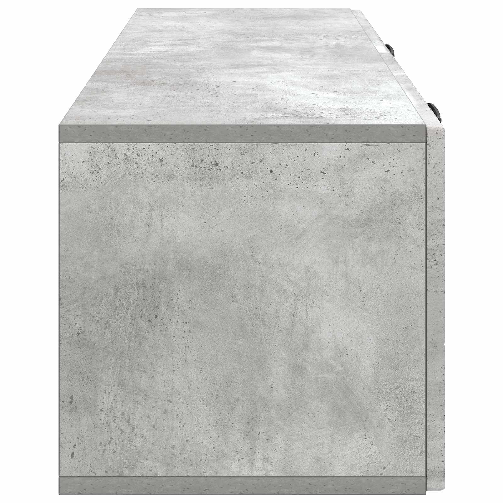 Wandmontierter TV-Schrank Betongrau 98 x 31 x 30 cm
