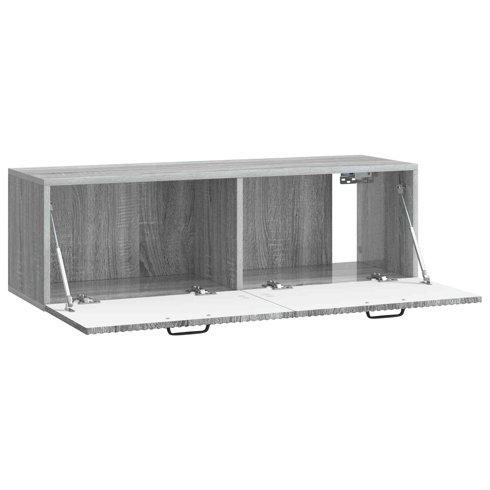 Wandmontierter TV-Schrank Graues Sonoma 98 x 31 x 30 cm