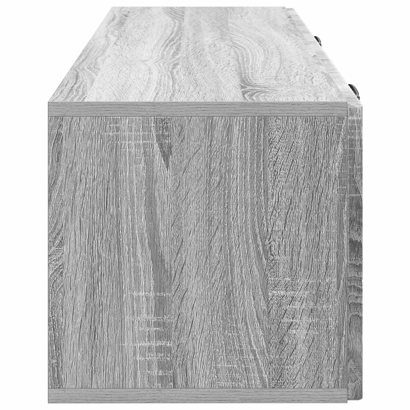 Wandmontierter TV-Schrank Graues Sonoma 98 x 31 x 30 cm