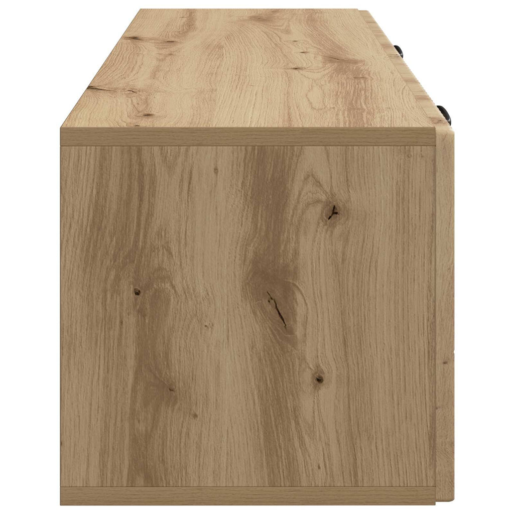 Wandmontierter TV-Schrank Artisan-Eiche 98 x 31 x 30 cm