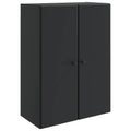 Wandschrank Schwarz 66 x 34,5 x 90 cm Holzwerkstoff