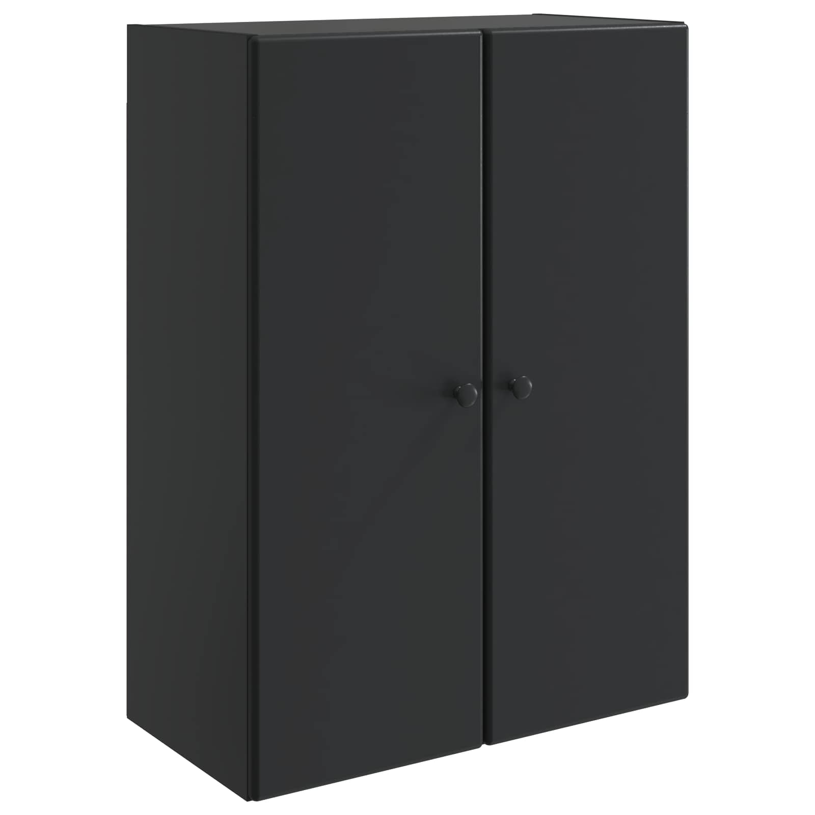 Wandschrank Schwarz 66 x 34,5 x 90 cm Holzwerkstoff