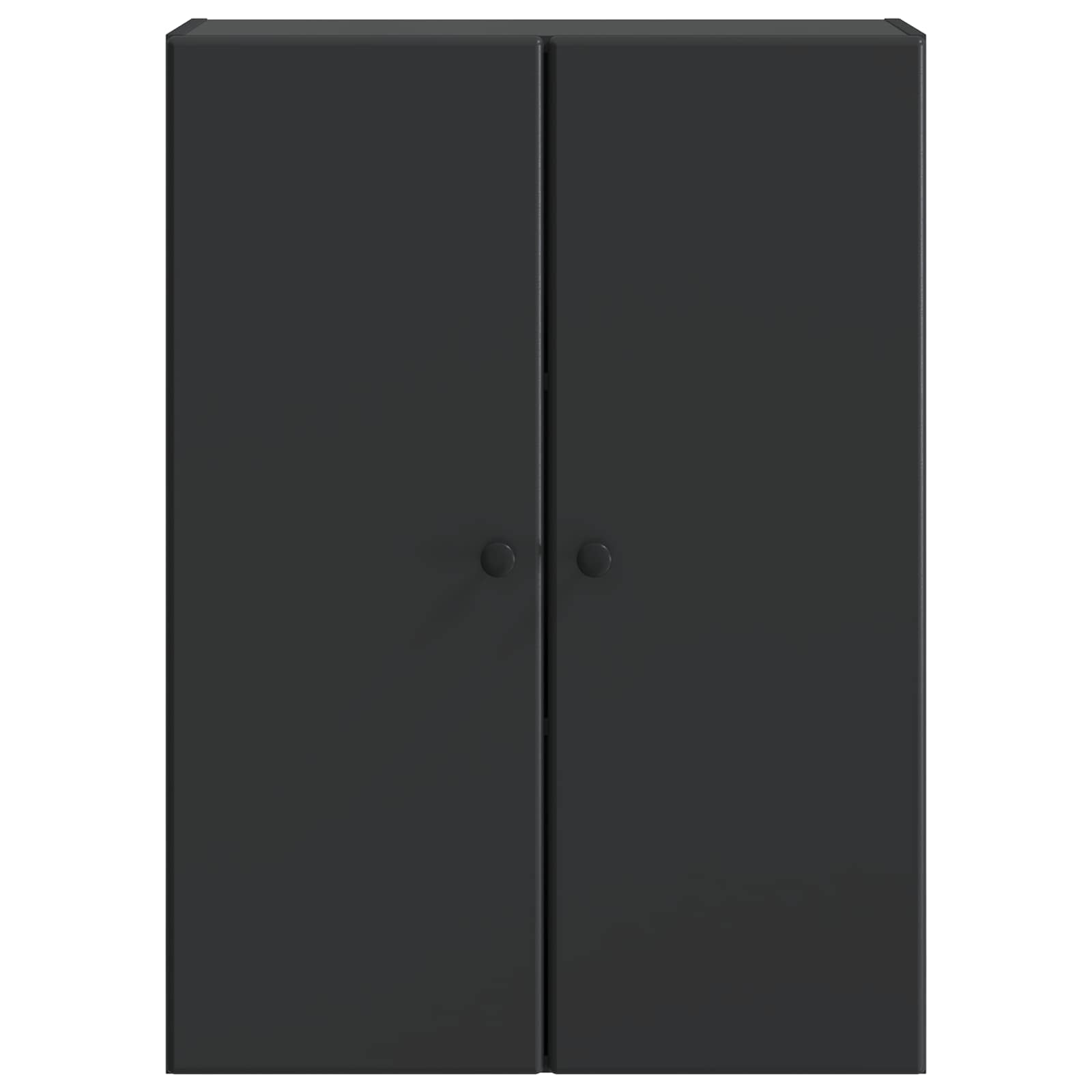 Wandschrank Schwarz 66 x 34,5 x 90 cm Holzwerkstoff
