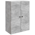 Wandschrank Betongrau 66 x 34,5 x 90 cm Holzwerkstoff
