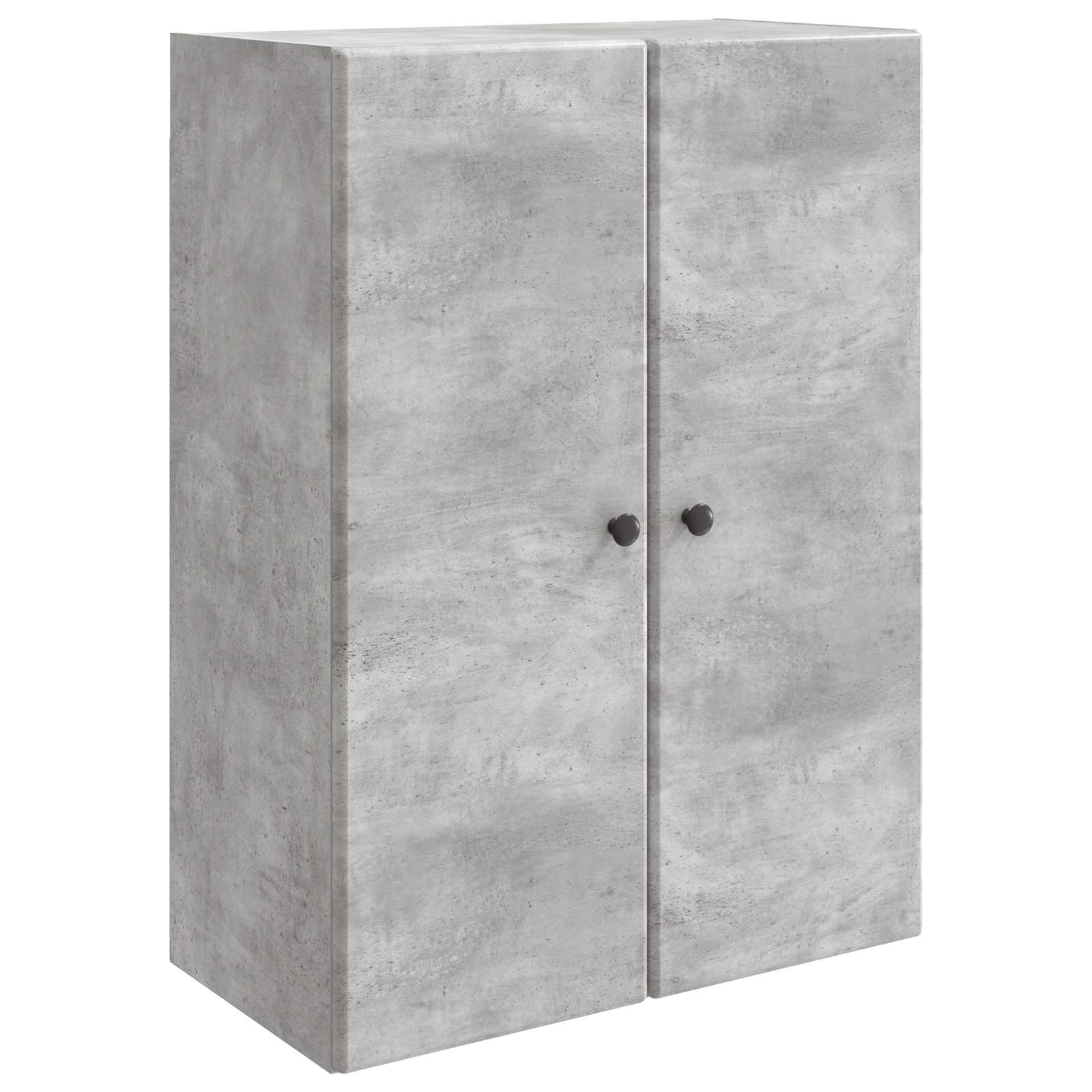 Wandschrank Betongrau 66 x 34,5 x 90 cm Holzwerkstoff