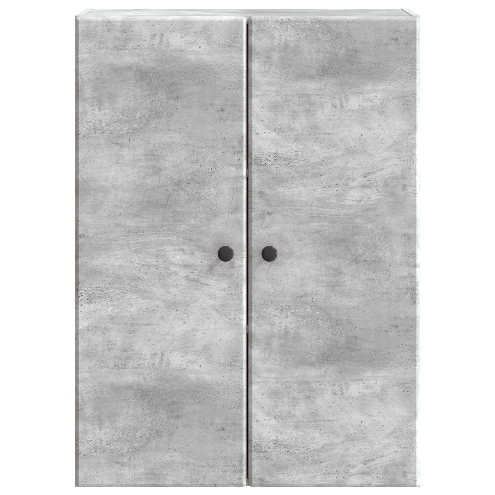 Wandschrank Betongrau 66 x 34,5 x 90 cm Holzwerkstoff