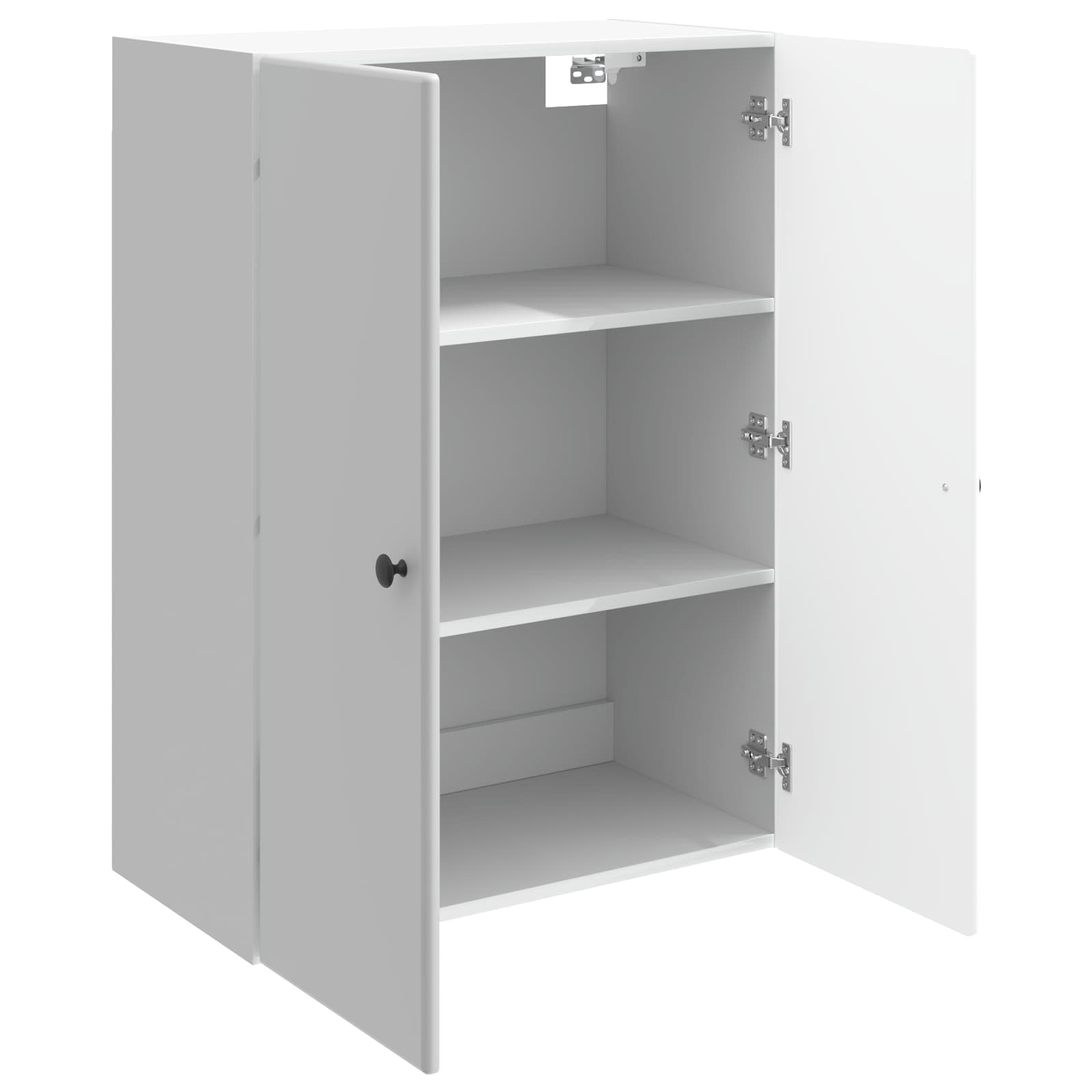 Wandschrank Hochglanz Weiß 66 x 34,5 x 90 cm Holzwerkstoff