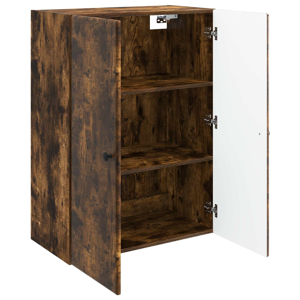 Wandschrank Geräucherte Eiche 66 x 34,5 x 90 cm Holzwerkstoff