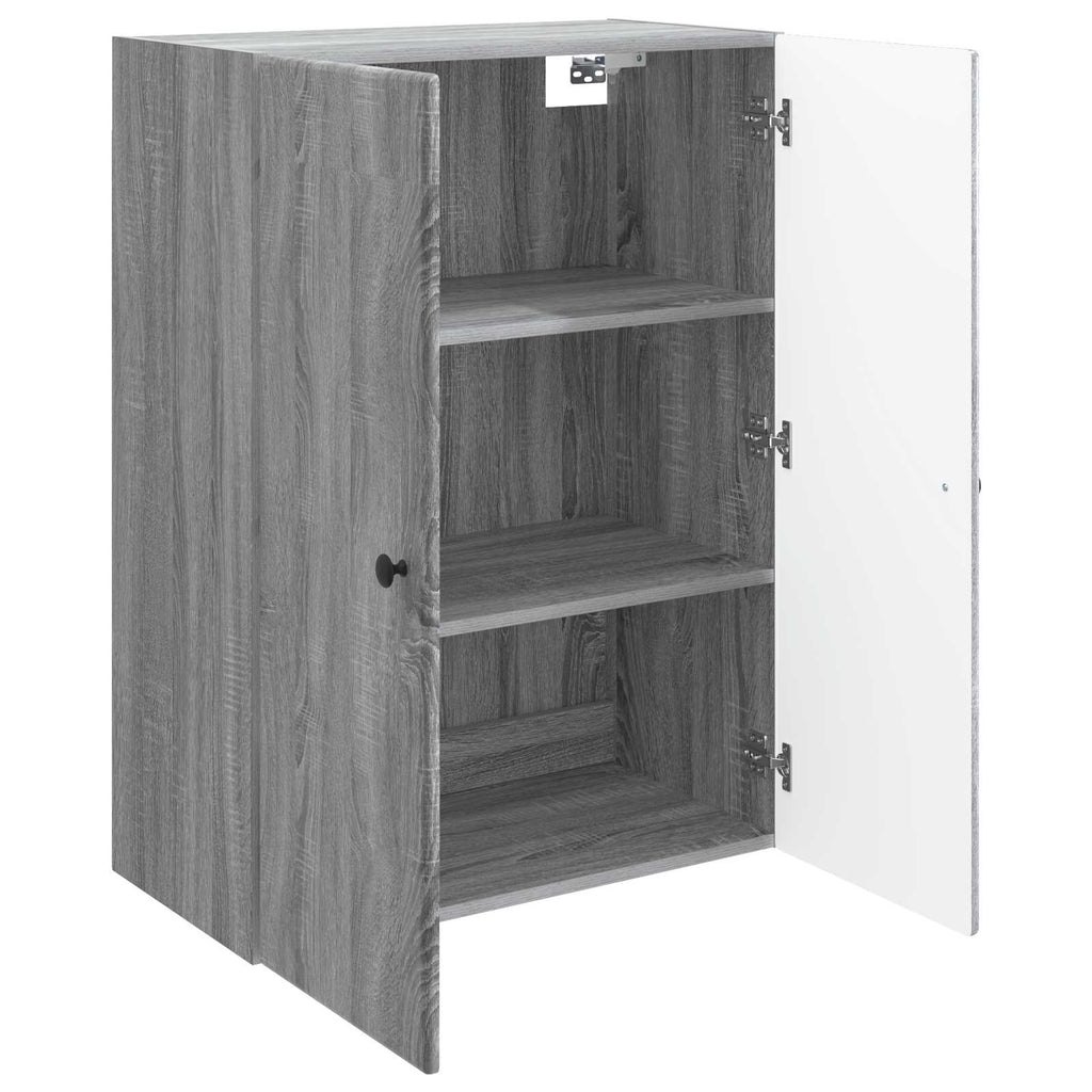 Wandschrank Grau Sonoma 66 x 34,5 x 90 cm Holzwerkstoff