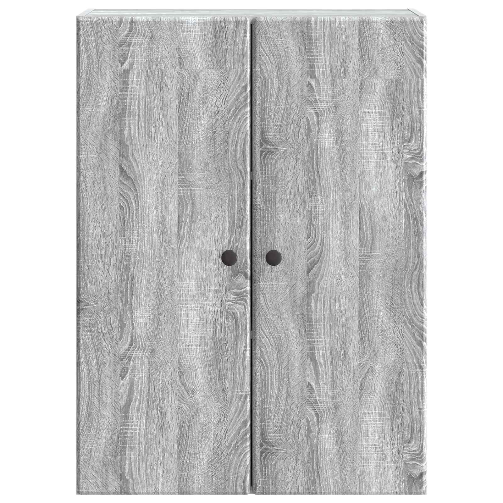 Wandschrank Grau Sonoma 66 x 34,5 x 90 cm Holzwerkstoff