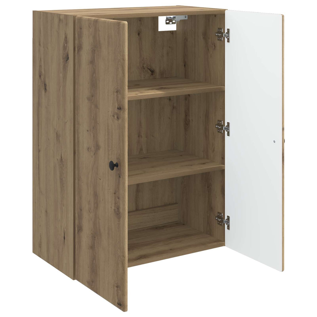 Wandschrank Artisan-Eiche 66 x 34,5 x 90 cm Holzwerkstoff