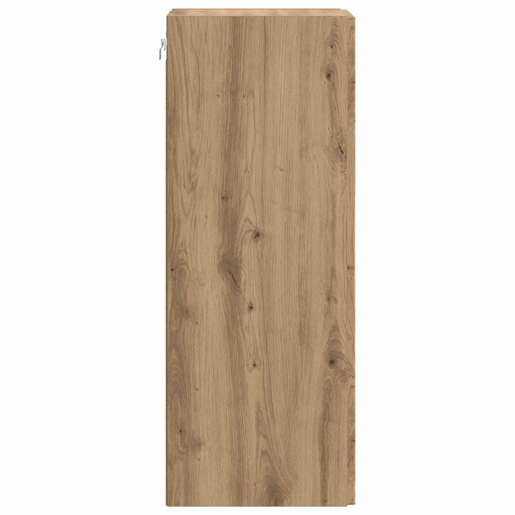 Wandschrank Artisan-Eiche 66 x 34,5 x 90 cm Holzwerkstoff