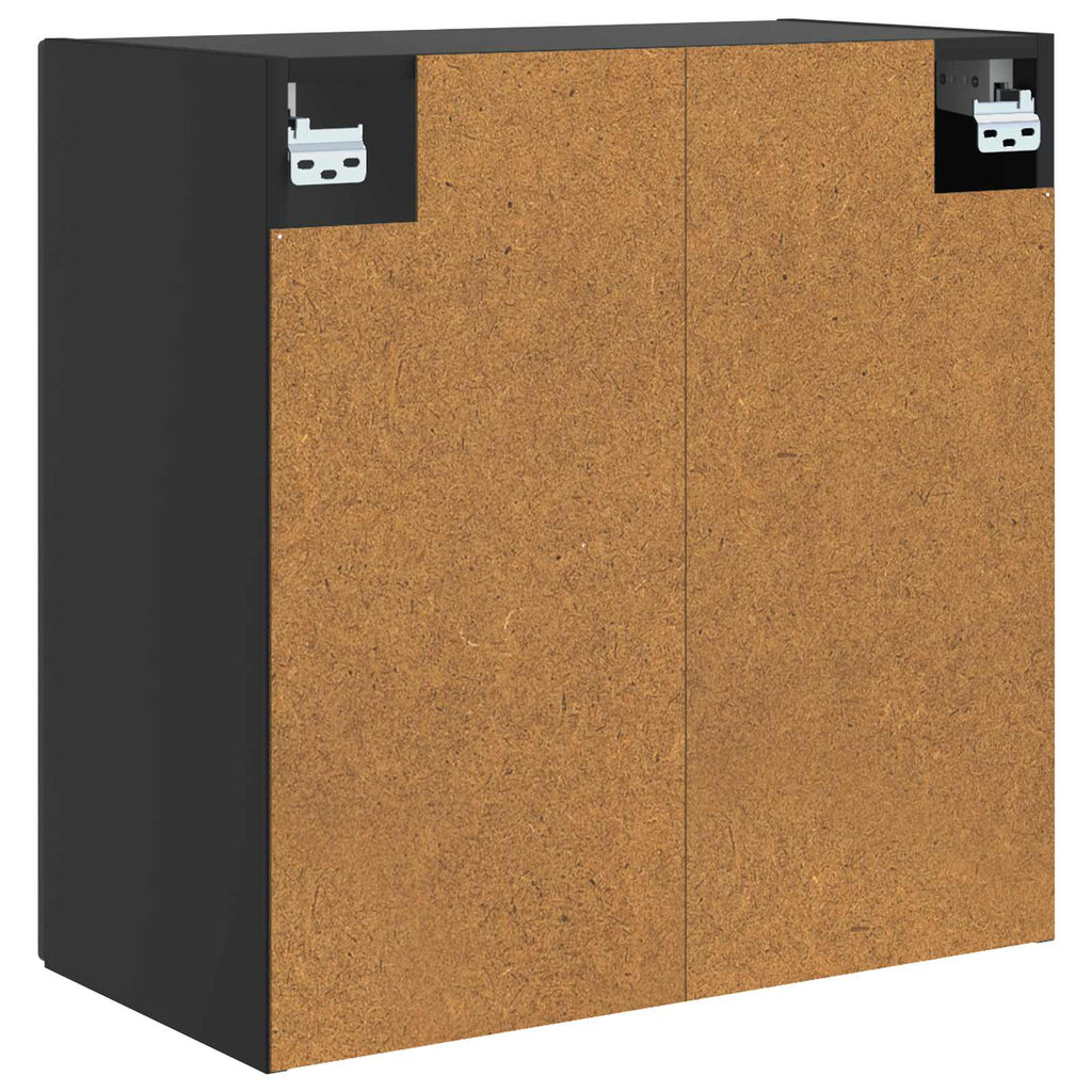 Wandschrank Schwarz 59 x 31 x 60 cm Holzwerkstoff