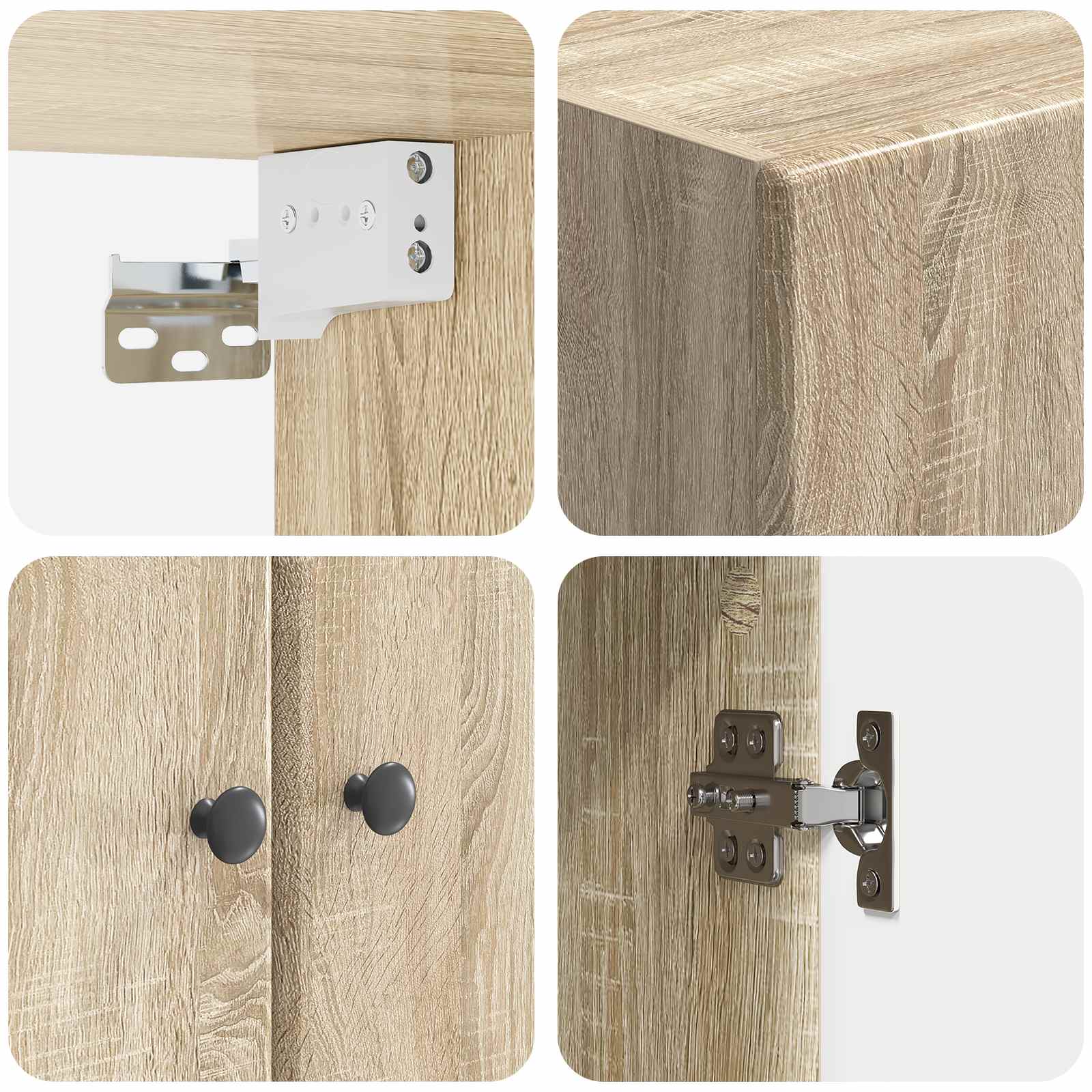 Wandschrank Sonoma-Eiche 59 x 31 x 60 cm Holzwerkstoff