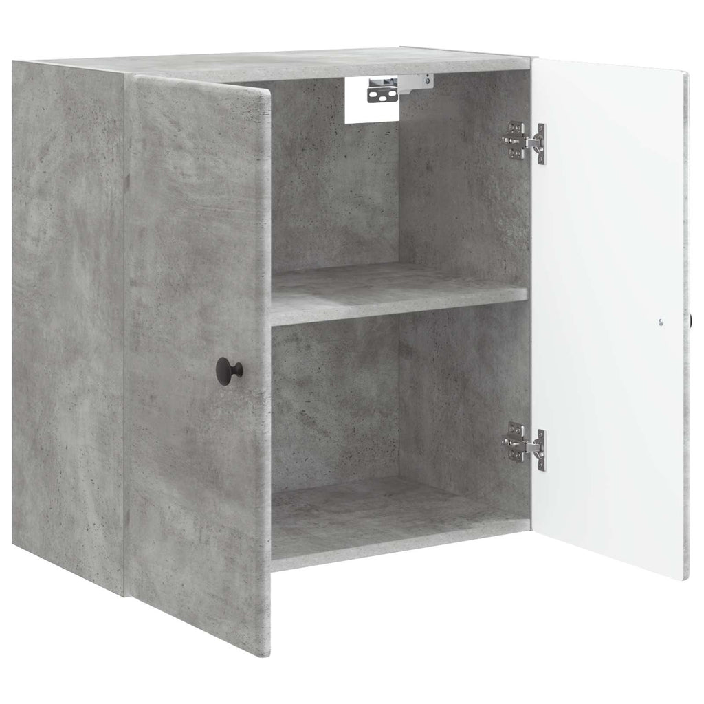 Wandschrank Betongrau 59 x 31 x 60 cm Holzwerkstoff