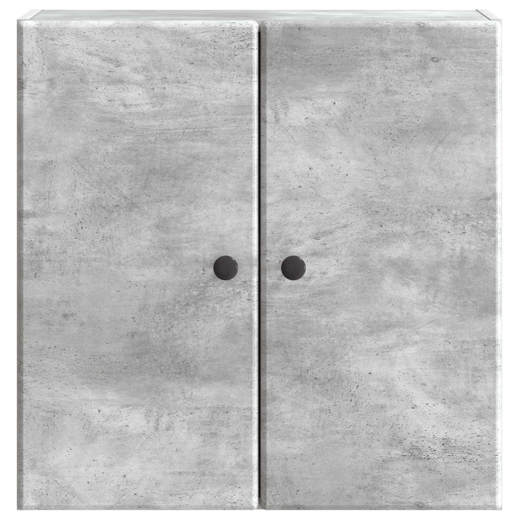 Wandschrank Betongrau 59 x 31 x 60 cm Holzwerkstoff