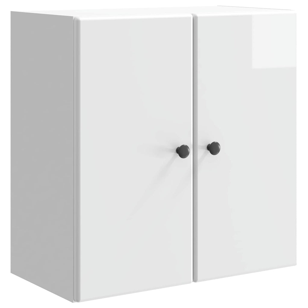 Wandschrank Hochglanz Weiß 59 x 31 x 60 cm Holzwerkstoff
