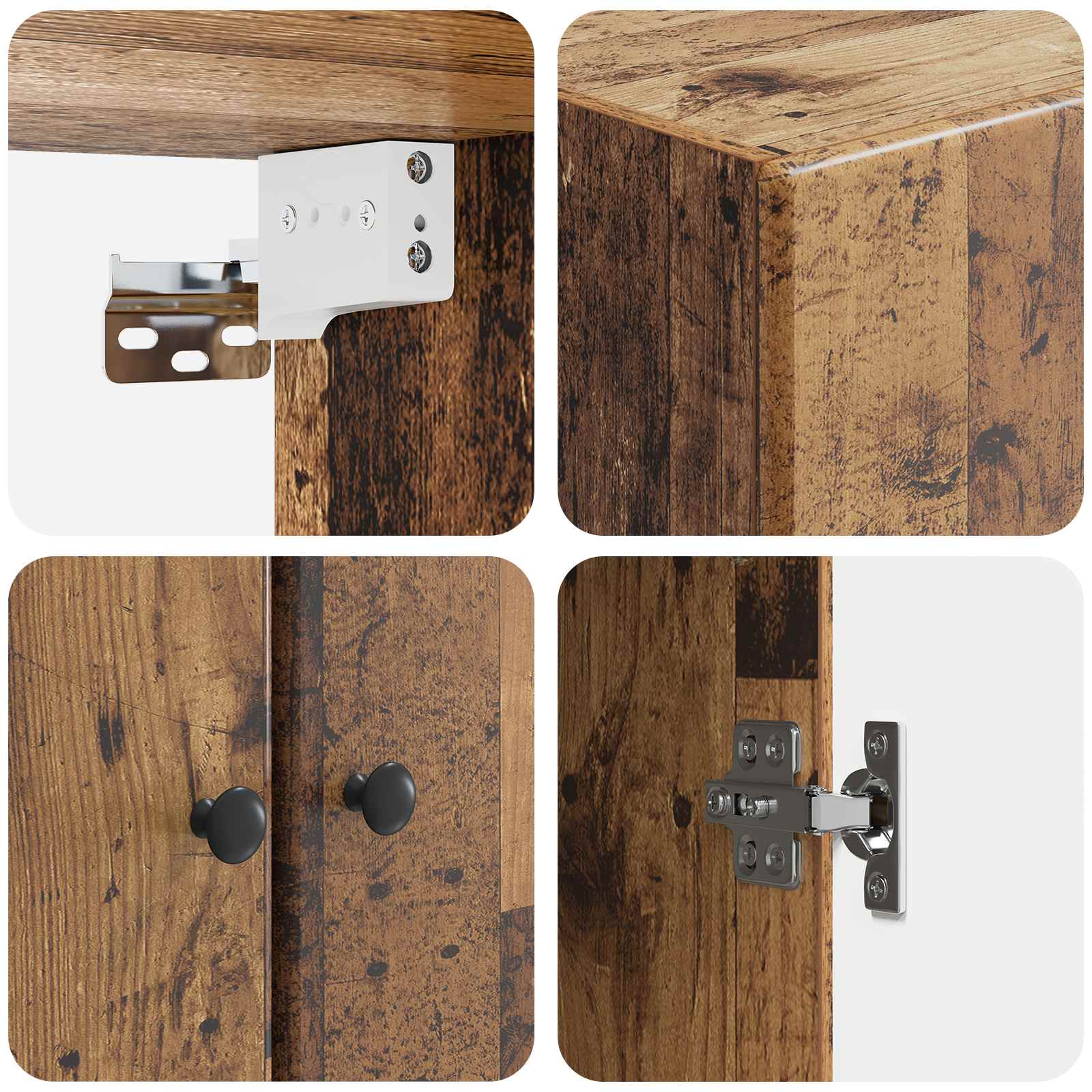 Wandschrank Altholz 59 x 31 x 60 cm Holzwerkstoff