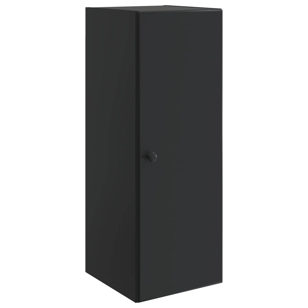 Wandschrank Schwarz 33 x 34,5 x 90 cm Holzwerkstoff