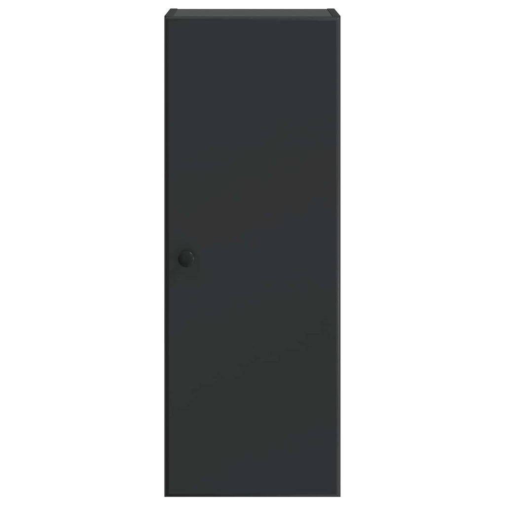 Wandschrank Schwarz 33 x 34,5 x 90 cm Holzwerkstoff