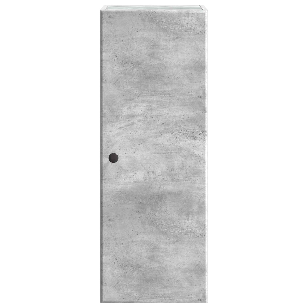 Wandschrank Betongrau 33 x 34,5 x 90 cm Holzwerkstoff