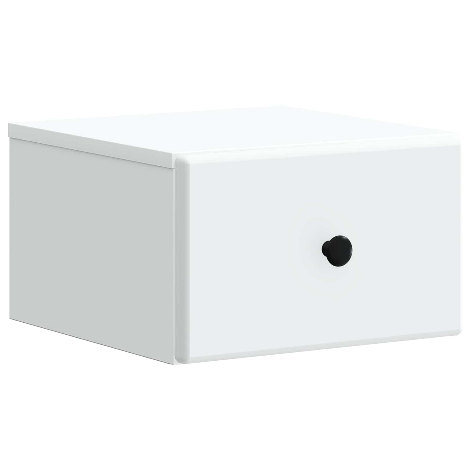 Wandmontierter Nachttisch 2 pcs Weiß 34,5 x 33 x 20 cm