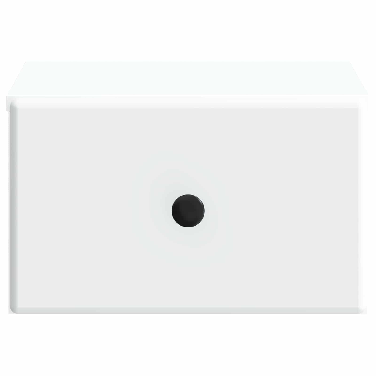 Wandmontierter Nachttisch 2 pcs Weiß 34,5 x 33 x 20 cm
