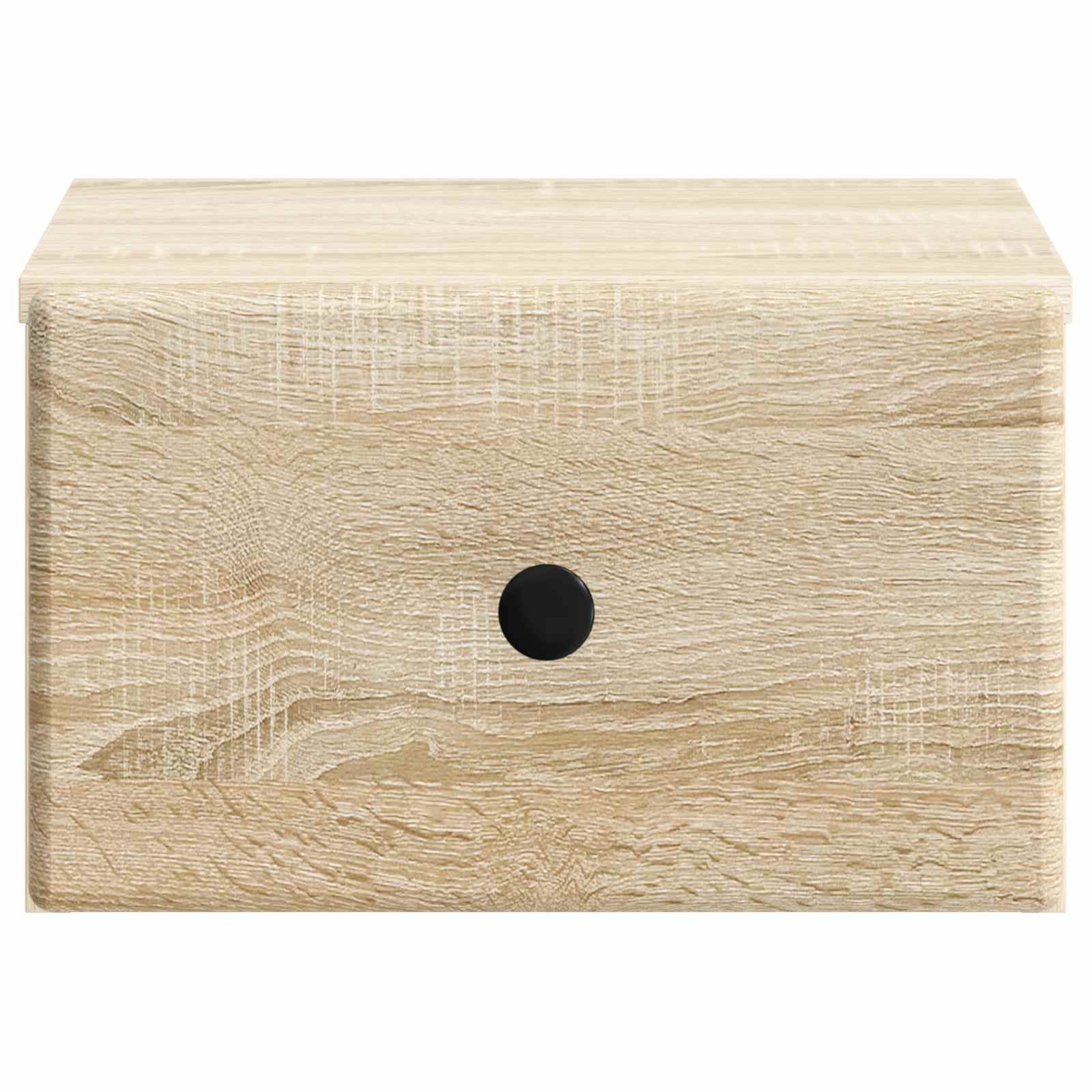 Wandmontierter Nachttisch 2 pcs Sonoma-Eiche 34,5 x 33 x 20 cm