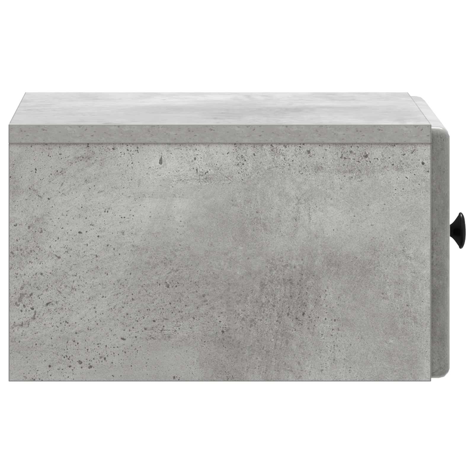 Wandmontierter Nachttisch 2 pcs Betongrau 34,5 x 33 x 20 cm