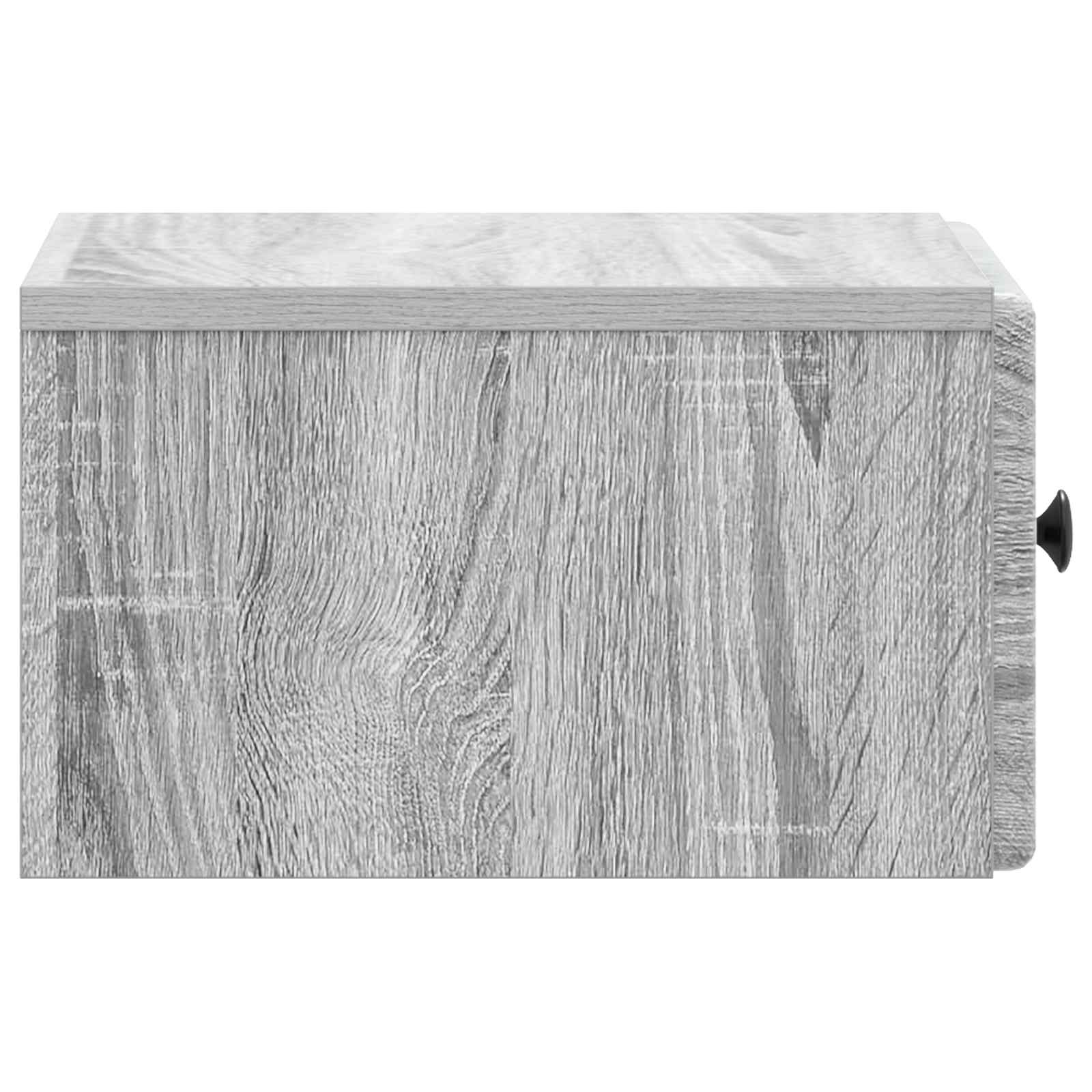 Wandmontierter Nachttisch 2 pcs Graues Sonoma 34,5 x 33 x 20 cm