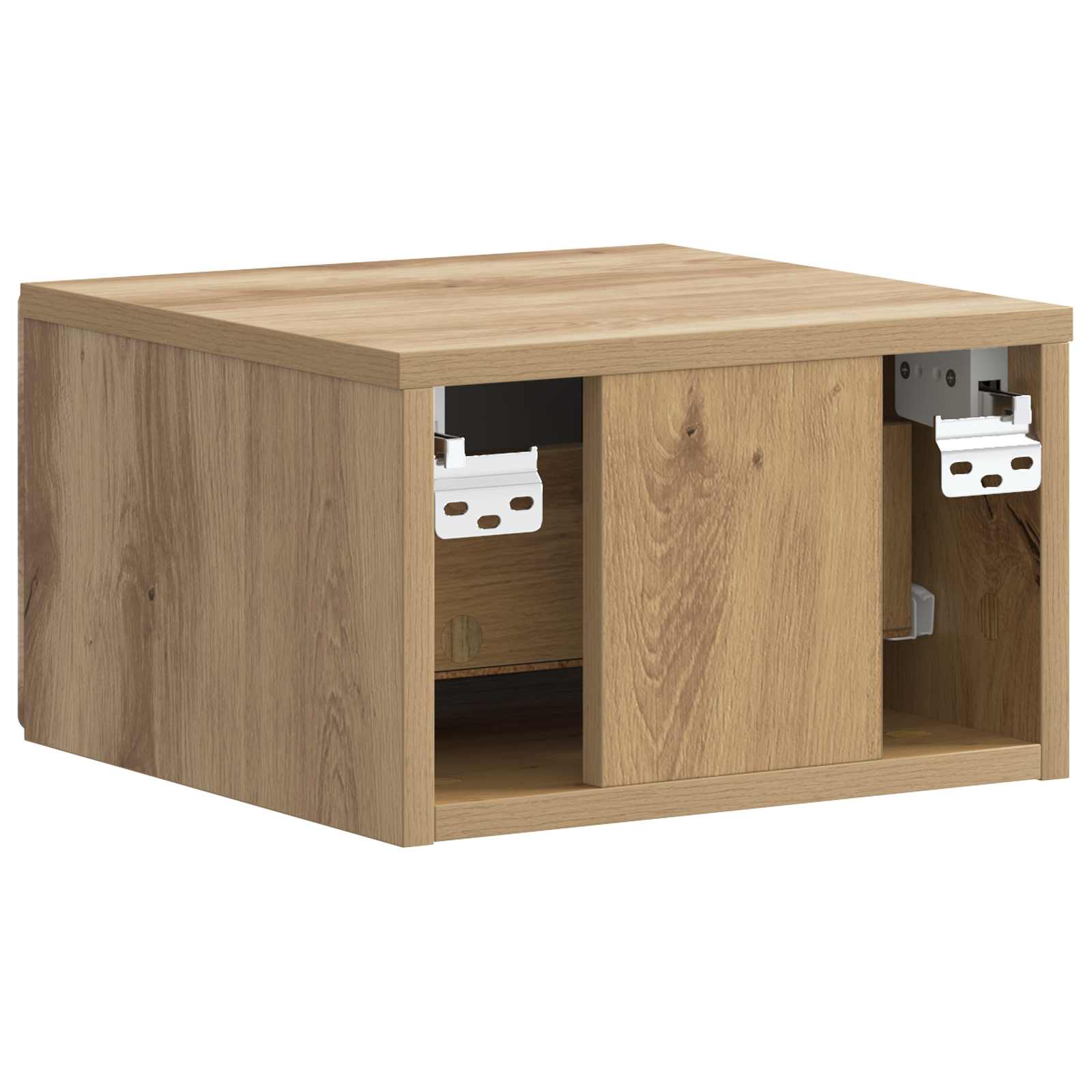 Wandmontierter Nachttisch Artisan-Eiche 34,5 x 33 x 20 cm