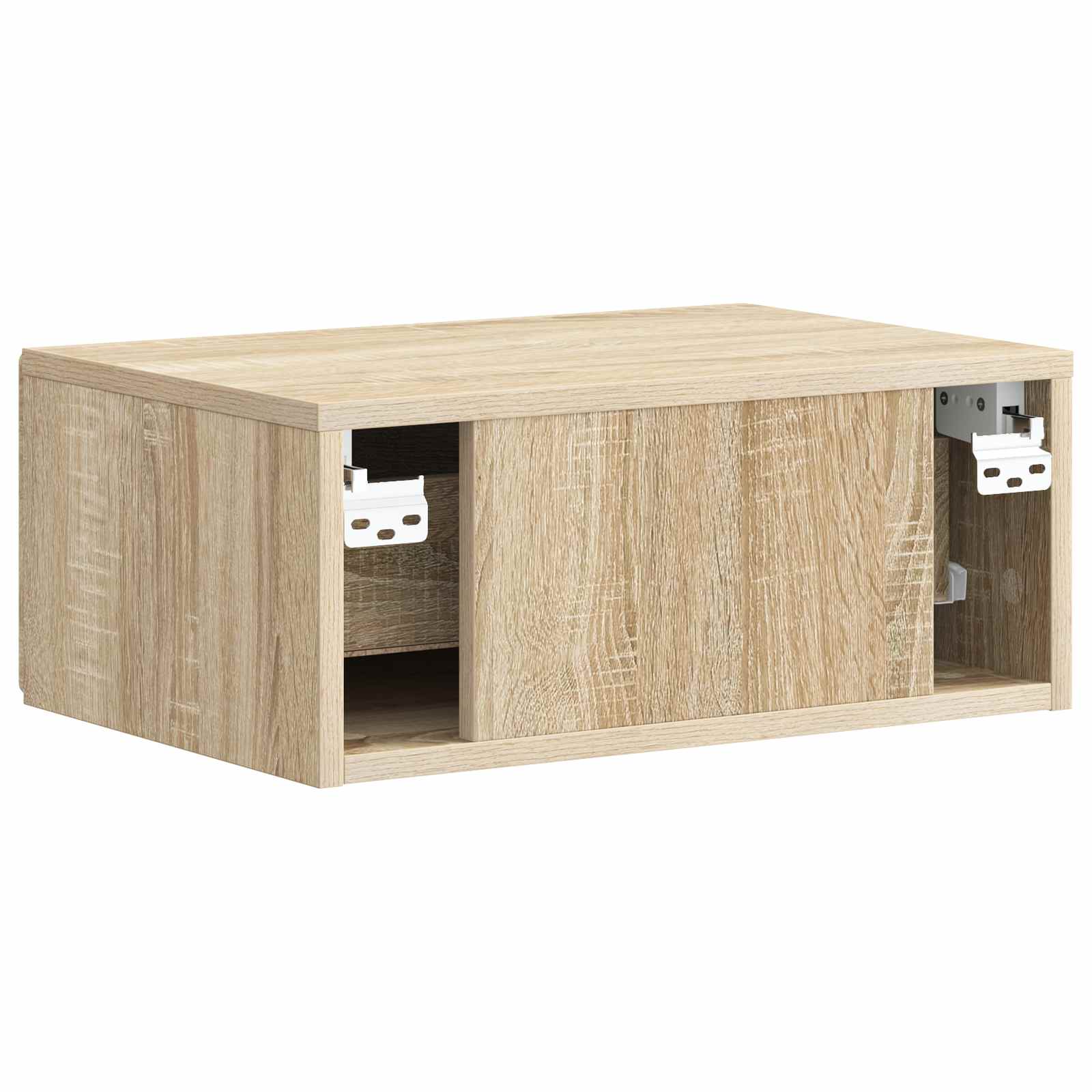 Wandmontierter Nachttisch Sonoma-Eiche 49 x 34,5 x 20 cm