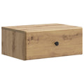 Wandmontierter Nachttisch Artisan-Eiche 49 x 34,5 x 20 cm