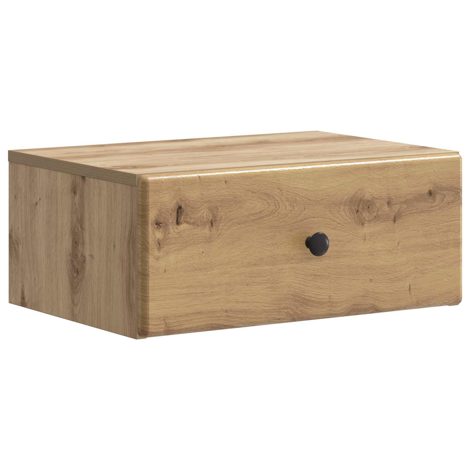 Wandmontierter Nachttisch 2 pcs Artisan-Eiche 49 x 34,5 x 20 cm