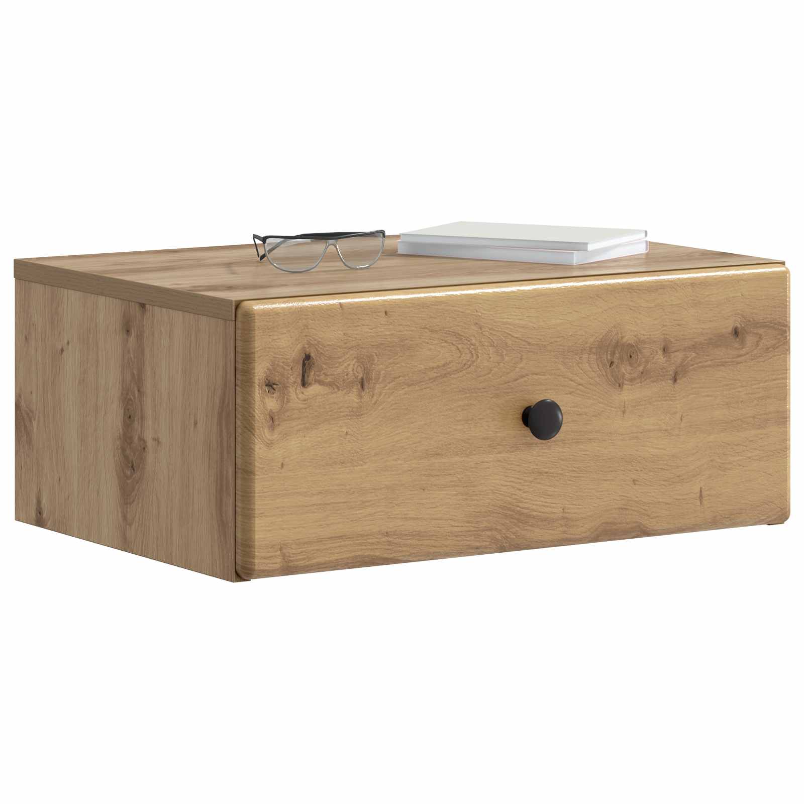 Wandmontierter Nachttisch 2 pcs Artisan-Eiche 49 x 34,5 x 20 cm