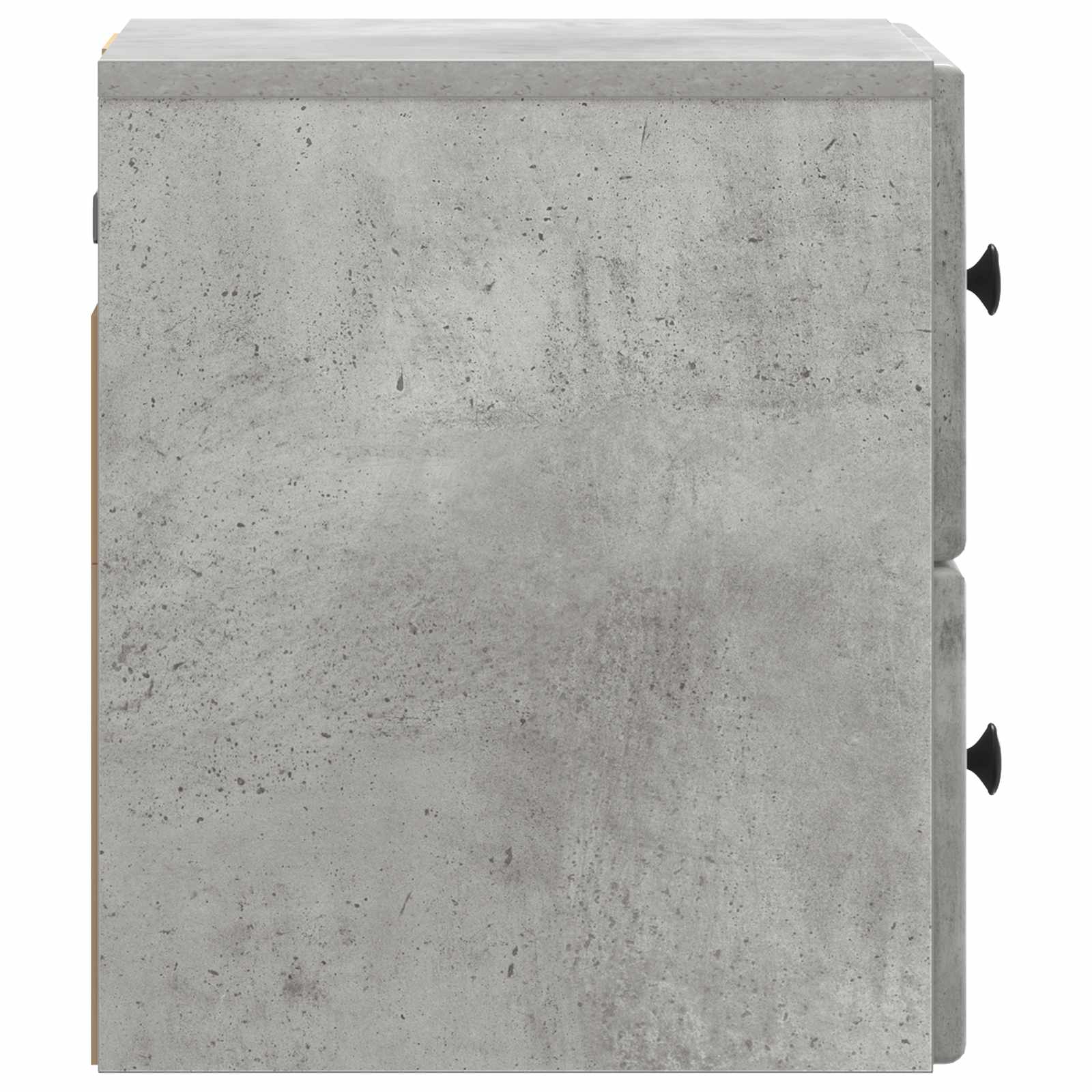 Wandmontierter Nachttisch 2 pcs Betongrau 34,5 x 33 x 40 cm